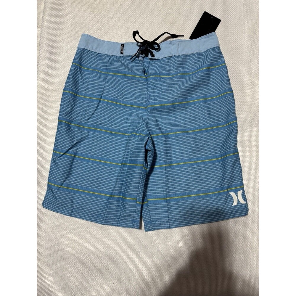 Boys Hurley Board Shorts New With Tags Blue/yellow Size 14/27